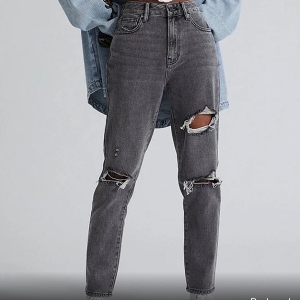 PACSUN Distressed Mom Jeans